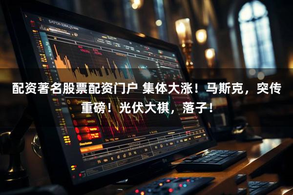 配资著名股票配资门户 集体大涨！马斯克，突传重磅！光伏大棋，落子！